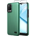 thumbnail image 2 of UYGDUY-for BLU View 5 Pro Phone Case with Tempered Glass Screen Protector,Dual Layer Heavy Duty Shockproof Protection Phone Case Cover for BLU View 5 Pro (Dark Green), 2 of 4