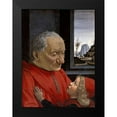 thumbnail image 2 of Ghirlandaio, Domenico 11x14 Black Modern Framed Museum Art Print Titled - Portrait of An Old Man and His Grandson, 2 of 5