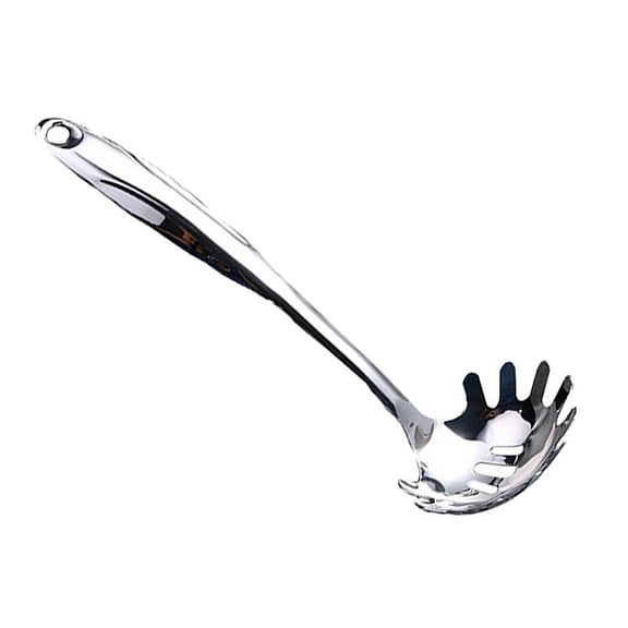 MLINS Stainless Steel Cooking Utensil with HeatResistant Handle for Kitchen Use Pasta Spoon