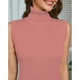 thumbnail image 4 of Women Sweater Vest Tank Stretchy Tops Pink XL, 4 of 7
