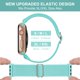 thumbnail image 4 of Oxwallen Xl Correa Elástica Solo Loop Compatible Con Apple Watch Series 11/10/9/8/7/6/5/4 Se 3/2/1 42 ​​Mm 41 Mm 40 Mm 38 Mm Correa Deportiva Trenzada De Nailon Elástico Ajustable Para Iwatch Mujeres, 4 of 5