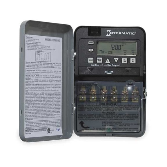 Intermatic Electronic Timer,7 Days,SPST ET1725C