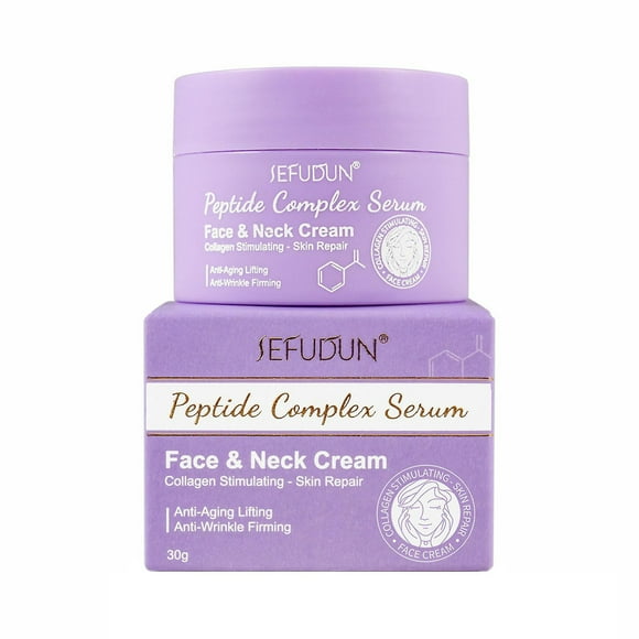 Crema facial con péptidos, blanqueadora, hidratante y cuidado de arrugas, 30 g