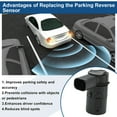 thumbnail image 4 of Sensores de estacionamiento de reversa Unique Bargains No.4F2315K859AA para Ford Escape 2001-2009 Sensor de asistencia de estacionamiento negro 1 Pc, 4 of 6