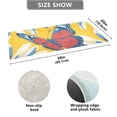 thumbnail image 3 of Bath Mat Soft Plush Non-Slip Absorbent Bathroom Rugs 39"x20" Cartoon Butterfly and Daisy Petals, 3 of 8