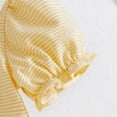 thumbnail image 6 of JUMEYU Baby Girl Clothes Newborn Short Sleeve Baby Bodysuit Girl Newborn Toddler,Snap Easy Closure 0 3 6 9 12 18 24 Months (Yellow,12-18 Months), 6 of 7