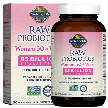 Garden of Life - RAW Probiotics Women 50 & Wiser - 90 Vegetarian Capsules