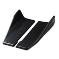 thumbnail image 4 of LOVIVER 4pcs Anti-Scratch Car Rear Bumper Lip Diffuser Splitter Canard Glossy - Black, 4 of 8