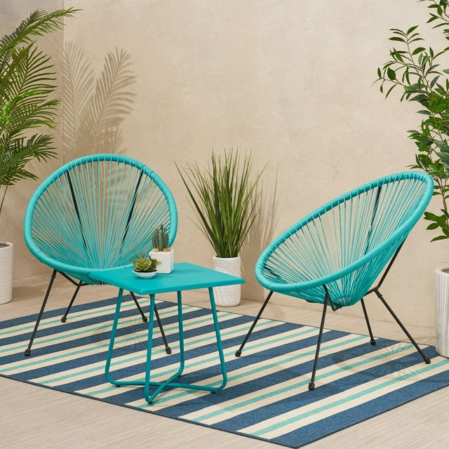 Josephson Outdoor Woven Rattan Seating Group, 2 Chair: Yes, Frame Durability: Weather Resistant