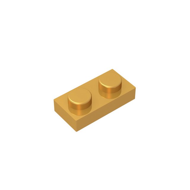 Lot 3023 1x2 Dots Bricks Buildings Blocks Toys For Children Compatible with Assemblage High-tech Gift DIY MOC Golden 10PCS