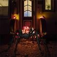 thumbnail image 5 of Hvmvliv Halloween Giant Fake Spider Giant Halloween Hairy Spider Realistic Scary Black Spider Props Decoration For Indoor and Outdoor Decoration (200cm), 5 of 9