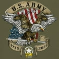 thumbnail image 3 of US Army Eagle Long Sleeve T-shirt 250 Years Anniversary American Veteran DD 214, 3 of 7