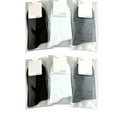 thumbnail image 2 of Calcetines transpirables, 12 pares de calcetines de algodón y poliéster de color puro, calcetines suaves, rendimiento comprobado, 2 of 9
