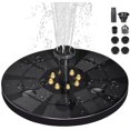 thumbnail image 1 of Upgraded Solar Water Fountain With 3w Led Light - Solar Powered Fountain With 8 Water Styles - Solar Powered Floating Fountain For Birdbath, Garden, P_Perfect Gift, 1 of 5