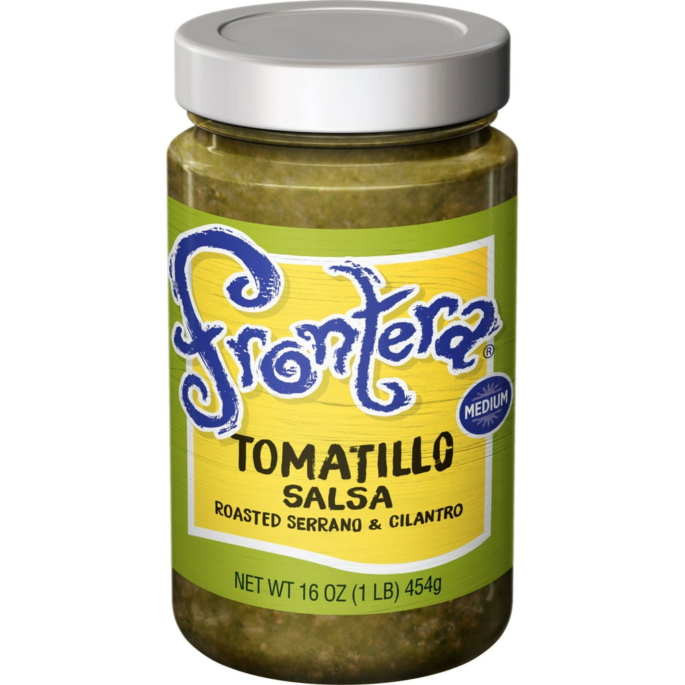 FRONTERA Gourmet Mexican Tomatillo Salsa, Medium, 16 oz.