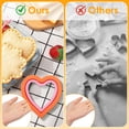 thumbnail image 4 of 38 PCS Cute Sandwich Cutters, Stainless Steel Cookie Sandwich Cutters and Sealers Set, Dinosaur Bear Heart Star Shaped DIY Mold, with 2 Cleaning Brushes and 20 Animal Forks, 4 of 8