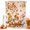 Orange gradient, variant on Gnomes Fall Shower Curtains for Bathroom, Maple Leaf Thanksgiving Pumpkins Orange Waterproof Fabric Shower Curtain, Decorative Bathroom Curtain for Bathtub, 72"x84", No Hooks Included