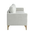 thumbnail image 4 of Studio Living Mayfield Modern Sofa, Ivory Woven Fabric, 4 of 8