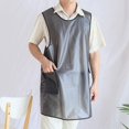 thumbnail image 3 of TUEUIO1,Waterproof Cross Back Apron With Pockets Compatible With Women Men Cleaning, 3 of 4