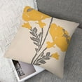 thumbnail image 7 of nygtbtfer  - Decorative Pillow - Embroidered Flowers - White, Yellow, Grey 18x18in, 7 of 7