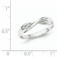 thumbnail image 2 of Sterling Silver Polished Twist Ring QR6076, 2 of 3