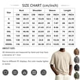 thumbnail image 3 of OIOLOYJM Oversized Vintage Washed Tshirts for Men Short Sleeve Crewneck Cotton Basic Tees Retro Loose Outdoor Solid Work Shirts Gray L, 3 of 5