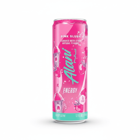 Alani Nu Energy Drink Variety Pack, 12 fl oz Cans (Pack of 6), Pink Slush, Dream Float & Cherry Slush, Zero Sugar, 200mg Caffeine