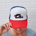 thumbnail image 6 of CafePress - Monster Truck - Adjustable Unisex Printed Trucker Hat with Mesh Back, 6 of 10