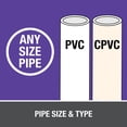 thumbnail image 3 of Oatey 30756 0,5 Pinte Apprêt Violet NSF, 3 of 7
