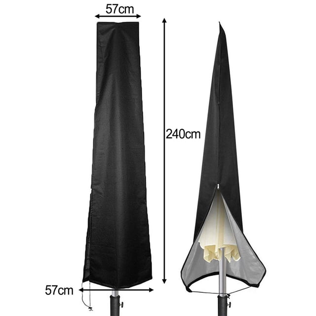 Bgsha Housse de Parasol de Patio Imperméable Housses de Parasol avec Cordon Parasols d'Extérieur Marché Housses de Protection de Parasol Imperméables de Qualité Supérieure