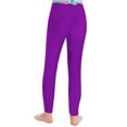 thumbnail image 5 of Kvysinly Girls' Active Yoga Tights Athletic Sports Workout Stretchy Dance Leggings Running Purple 12, 5 of 6