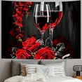 thumbnail image 2 of Orinice Roses Tapestry Wall Hanging Unique Style Graphic Tapestries Home Wall Decor Art Living Room Bedroom Apartment Farmhouse Dorm 40x60inch, 2 of 6
