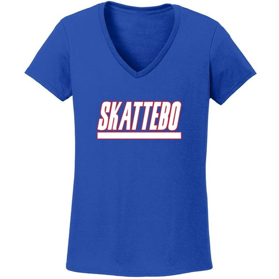 Cam Skattebo New York Logo LADIES V-NECK Shirt T-Shirt