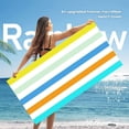 thumbnail image 5 of 1 piece of ultra-fine fiber double terry cloth beach towel printed beach towel swimming sun protection shawl,style1, 5 of 5