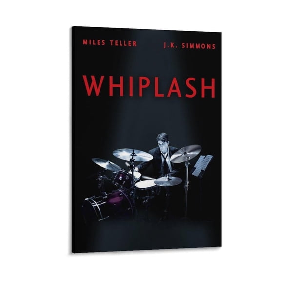 Whiplash Movie Poster Canvas Painting Wall Art Poster for Bedroom Living Room Aesthetic Decor (7) Wall Art Poster Bedroom Prints Home