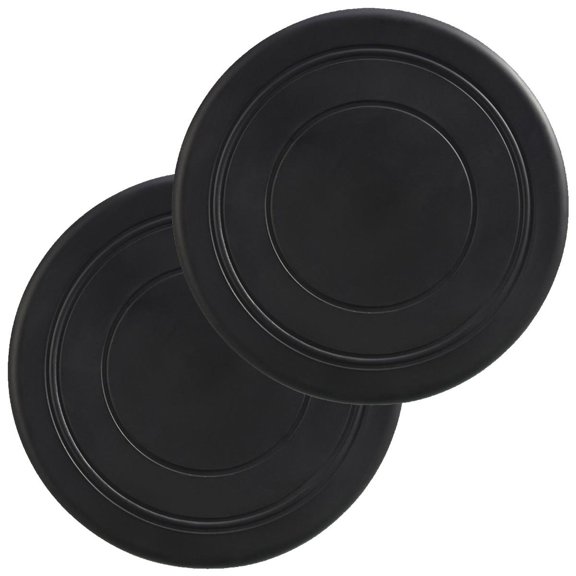 Discos para lanzamiento preciso FlyBixBlack 2 Piezas Discos voladores Silicona Ø18 cm Negro. VentDepot MXYBL-002