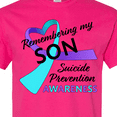thumbnail image 4 of Inktastic Remembering My Son Suicide Prevention Awareness T-Shirt, 4 of 5