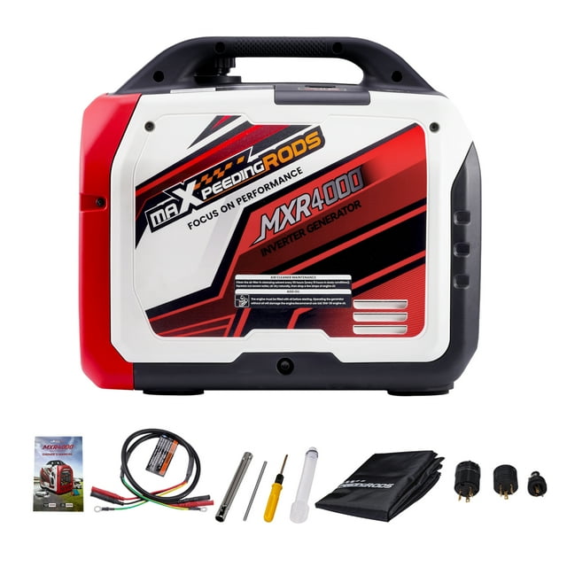 Maxpeedingrods 4000 Watt Portable Inverter Generator Gas Powered for Camping RV Home Backup
