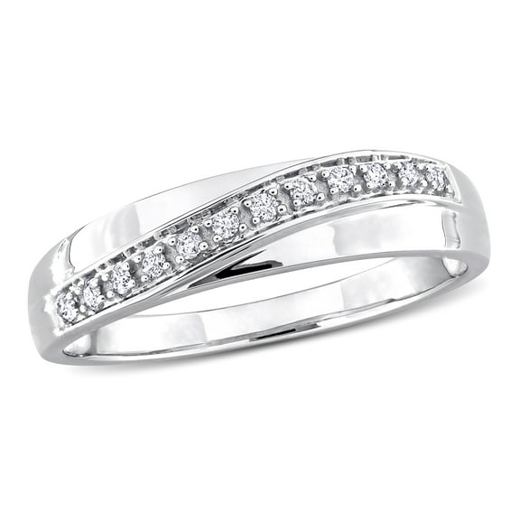 Everly Men's Diamond 10k White Gold Ring