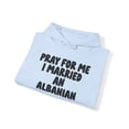 thumbnail image 4 of Albanian Albania Wedding Wife Husband Hoodie, Gifts, Hooded Sweatshirt, 4 of 4
