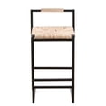 thumbnail image 4 of Restaurant Bar Stools | Comfort and Style in One | Metal and Water Hyacinth Construction | Dust - Proof and Easy to Clean, 4 of 7