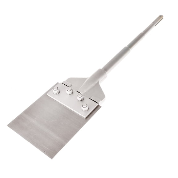 EPOTOOR 6" × 25" SDS Max Floor Scraper 6” Wide Tile Removal Bit and Heavy Duty Blade