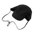 thumbnail image 2 of Waterproof Winter Hats Warm Polyester Lined Earflaps Baseball Cap,Black, 2 of 9