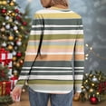 thumbnail image 4 of Long Sleeve Shirts for Women Casual V Neck Fall Tops Dressy Spring Work Blouses Clothes Khaki B XXXL, 4 of 7