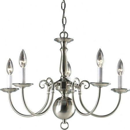 

Chandeliers Light 5 Light in Traditional Style 23.5 inches Wide By 16.75 inches High-Brushed Nickel Finish Bailey Street Home 70-Bel-630751
