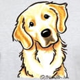 thumbnail image 3 of CafePress - Golden Retriever Portrait Light T Shirt - Men's Classic Graphic T-Shirt, 3 of 4