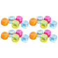 thumbnail image 1 of Style 3 20 piezas cubos de hielo de plástico reutilizables con forma de fruta cuadrada estrella para herramienta de enfriamiento de bebidas, 1 of 5