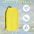thumbnail image 3 of Uxcell Stuff Sack, 4x8"/5x10"/7x13" Waterproof Outdoor Storage Sack Portable Drawstring Bag for Camping, Navy Blue/Red/Yellow 3 Pcs, 3 of 7