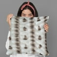 thumbnail image 3 of Plutus Brands Creamy Fluffy Bunni Animal Faux Fur Luxury Throw Pillow, 3 of 5
