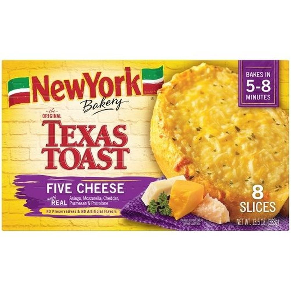 New York Bakery Five Cheese Texas Toast, 13.5 Ounce -- 12 per case